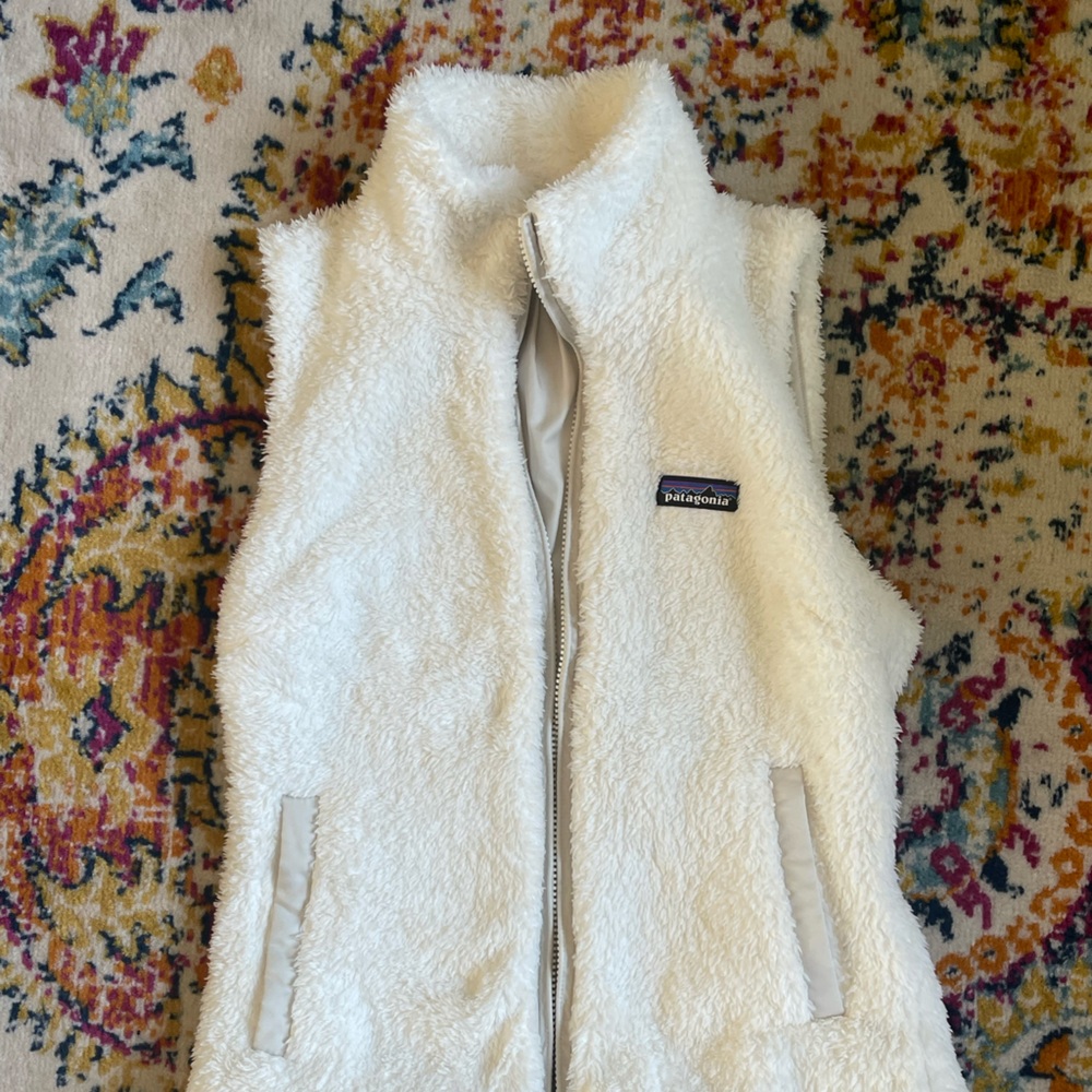 Patagonia white vest